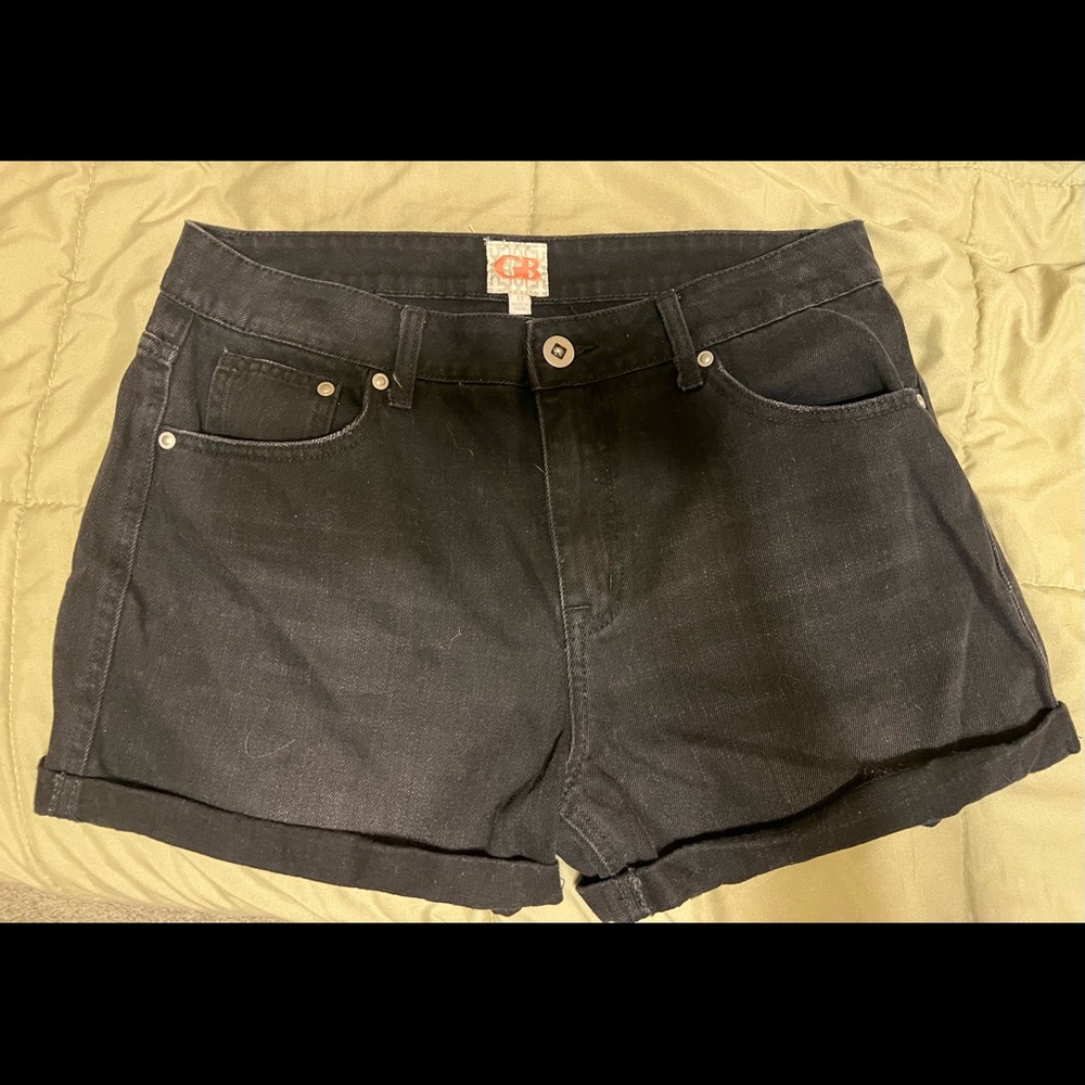 Gianni Bini black denim shorts